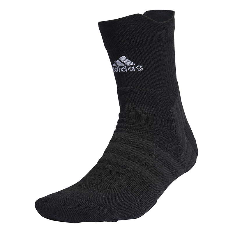 adidas Tennis Cushioned Quarter Socks (U) (Black)