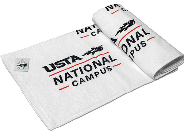 New US Open Men's Players Authentic on court Towel Navy Red White 2013 Usta 