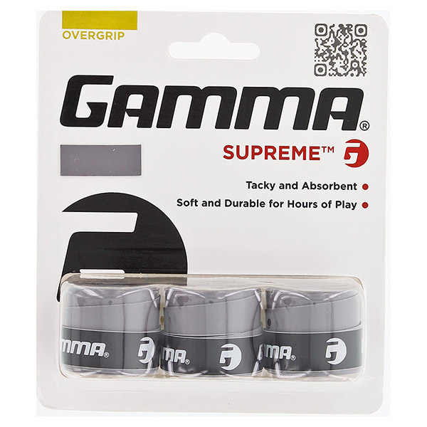 Gamma Supreme Overgrip (3x) (Grey)