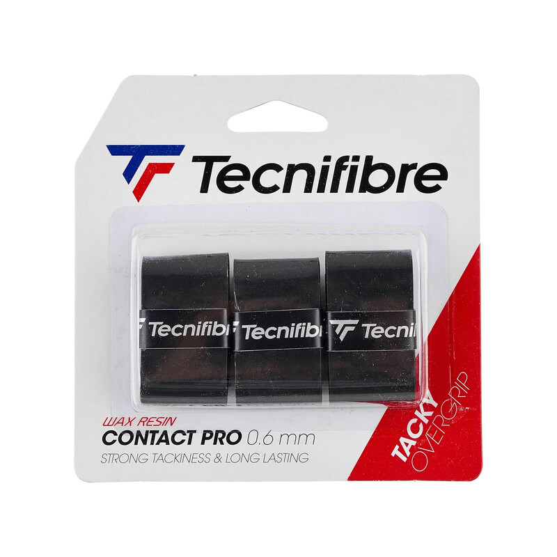 Tecnifibre Pro Contact Overgrip (3x) (Black)
