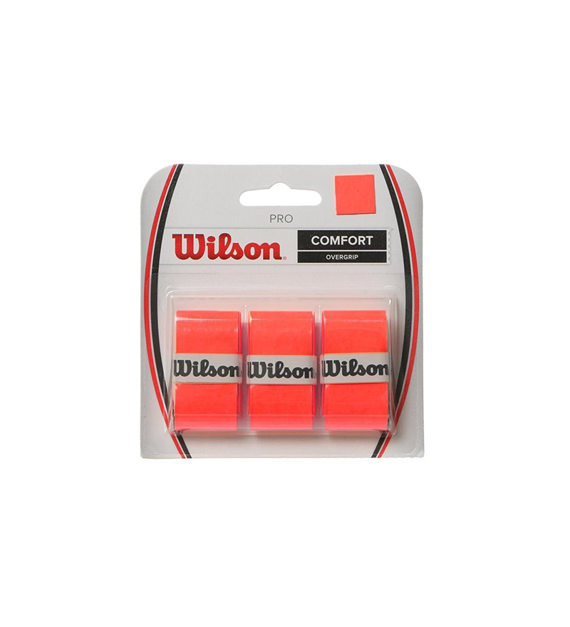 Great Tackiness Details about   WILSON Pro Over Grip ORANGE 3 Pack FAST SHIPPING & TRACKING! 