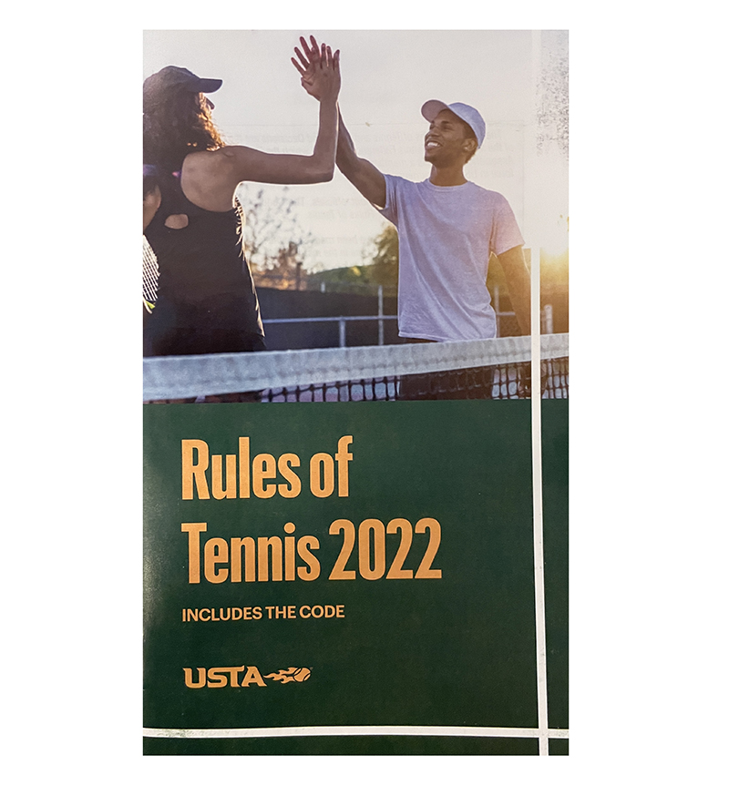 USTA Rules of Tennis 2022 Handbook
