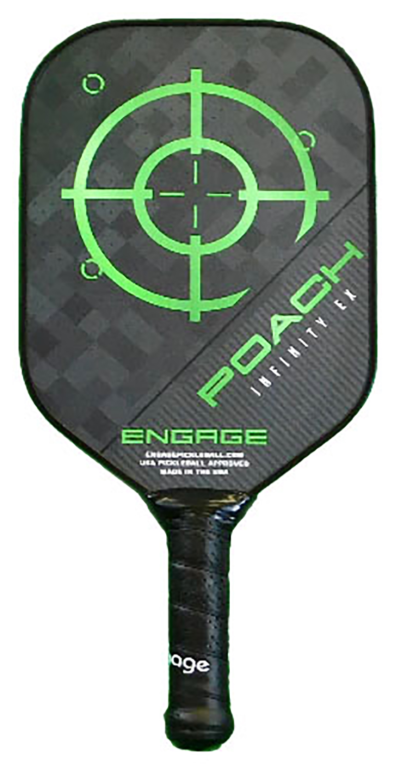 Engage New Poach Next Generation Pickleball Paddle Green Midweight 