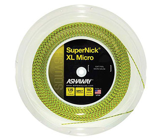 Ashaway SuperNick XL Micro 18g Reel 360' (Yellow)