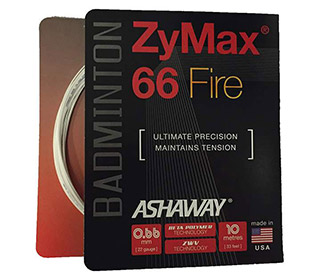 Ashaway Zymax 66 Fire Badminton (White)