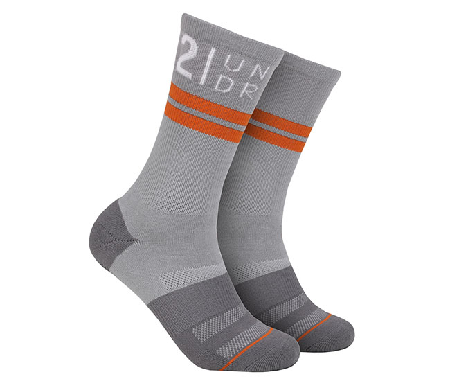 2UNDR Sport Crew Sock (Grey)