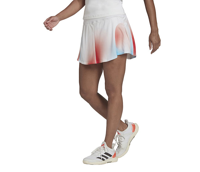adidas Melbourne Match Skirt (W) (White/Red)