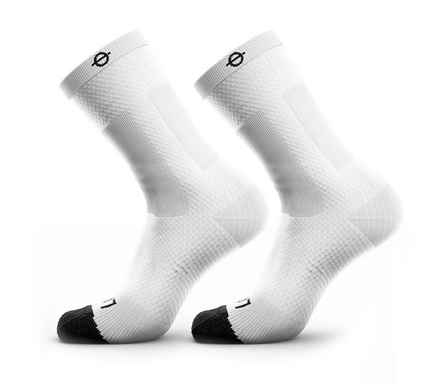 Lasso Women's Athletic Compression Crew Socks 2.0 (W) (White) - USTA Pro  Shop