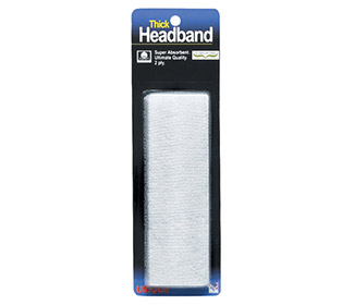 Unique Super Thick Headbands (1X) (White)