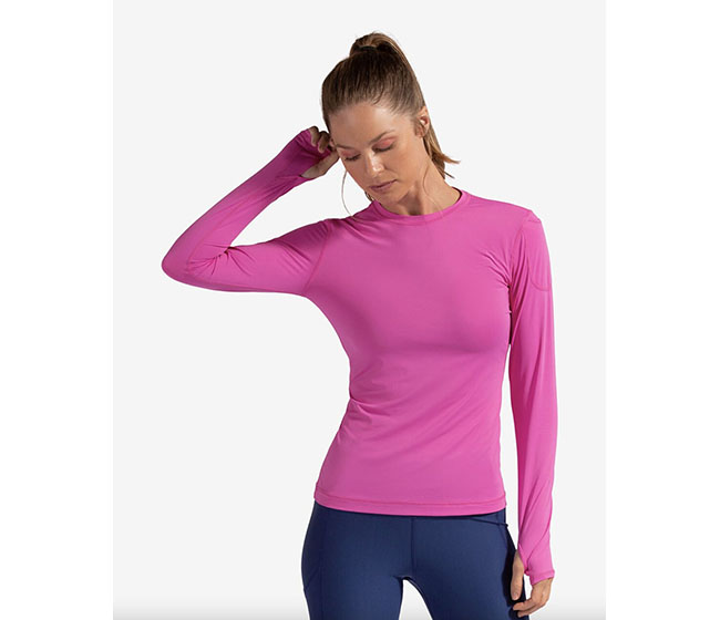 BloqUV 24/7 Long Sleeve Top (W) (Pink)