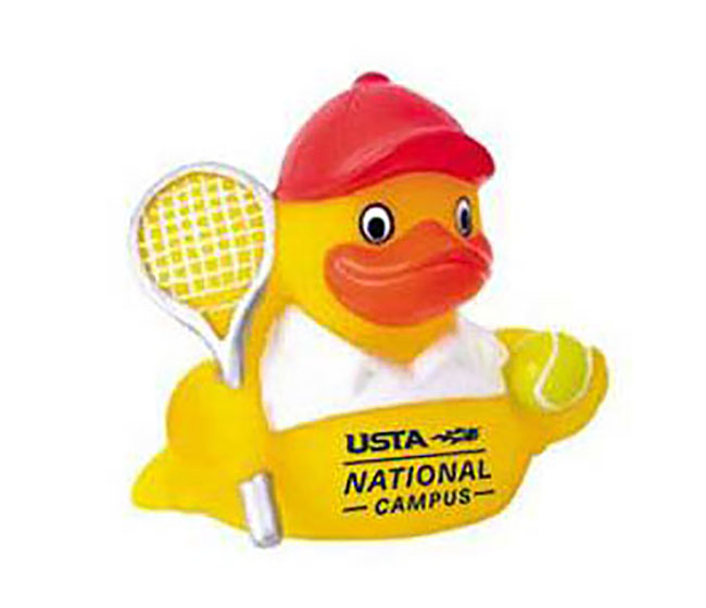 USTA Tennis Rubber Duck (Red)