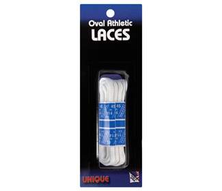 Unique Oval Athletic Laces (White)