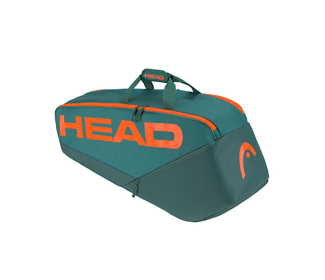 Head Pro Racquet 6R Bag M (Dark Cyan/Orange)